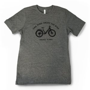 Adult Shirt Gray Flyer Bike S